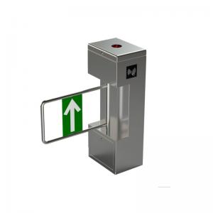 Access control pedestrian security swing arm turnstile for security entry