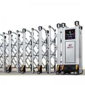 New Style Factory School Main Gate Driveway Design Automatic Retractable Folding Collapsible Gate 