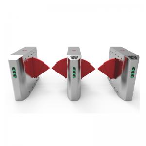 High Speed Fingerprint Flap Turnstile,Double Swing Turnstile Gate For School Office CBD