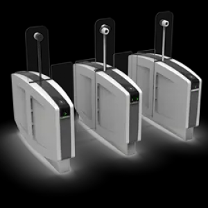 Pedestrian Sliding Barrier Fully Automatic Facial Recognition Sliding Speed Gate Turnstile With Rfid Reader