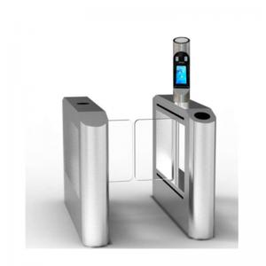 RFID fingerprint reader sliding turnstile barrier gate 